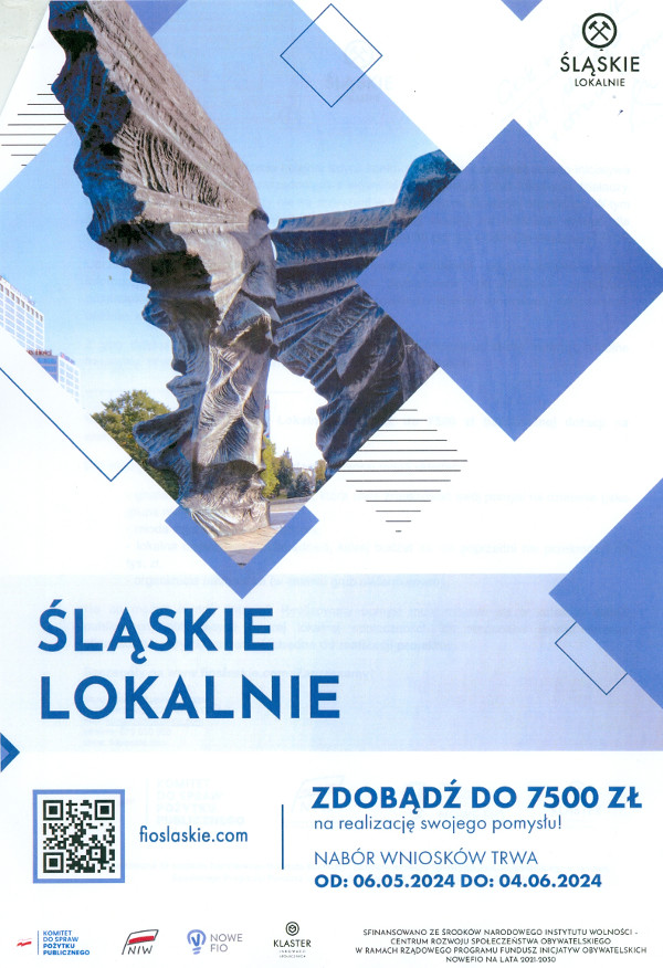 Plakat informacyjny śląskie lokalnie