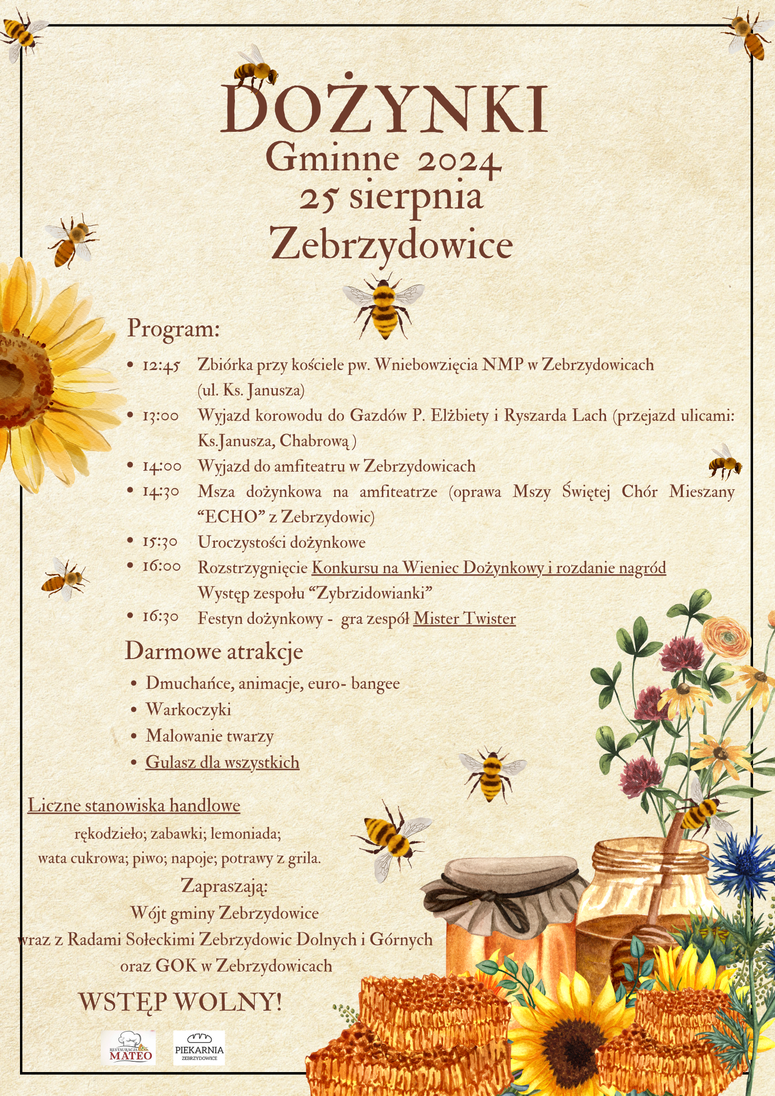 plakat dożynek