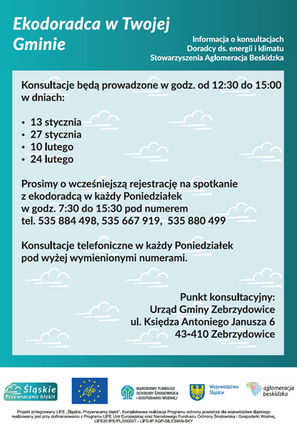 Plakat informacyjny - Ekodoradca w Twojej Gminie